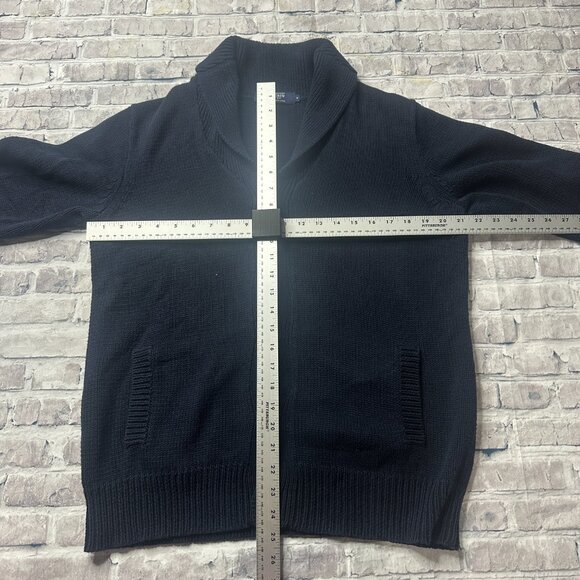 EUC J.Crew Men's Navy Blue Sweater Size Medium - Picture 12 of 13